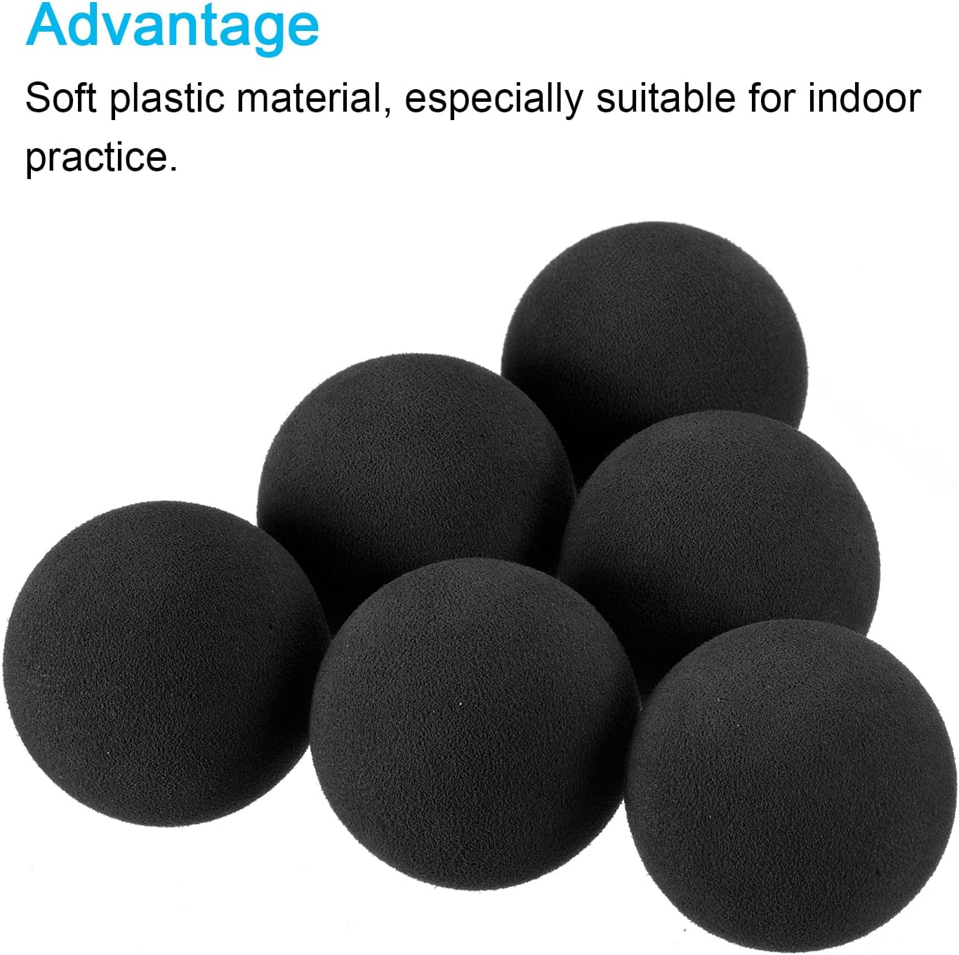 PATIKIL Golf Foam Balls, Pack Sponge Exercise Flight Swing Practice for Indoor Training