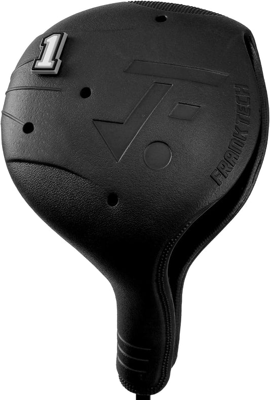 Golf Head Covers, EVA Plastic Golf Club Covers for Driver Fairway Woods Hybrid, Driver Headcover with Pins, Fit All Right-Handed Golf Clubs, Easy On Off, Washable