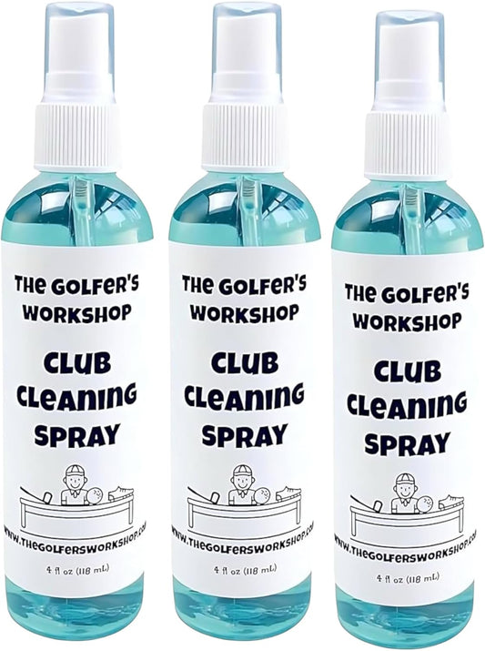 The Golfer's Workshop Golf Club Cleaner – 4oz Portable Spray Bottle | Deep Clean for Clubs, Balls & Grips | Golf Accessory (3)
