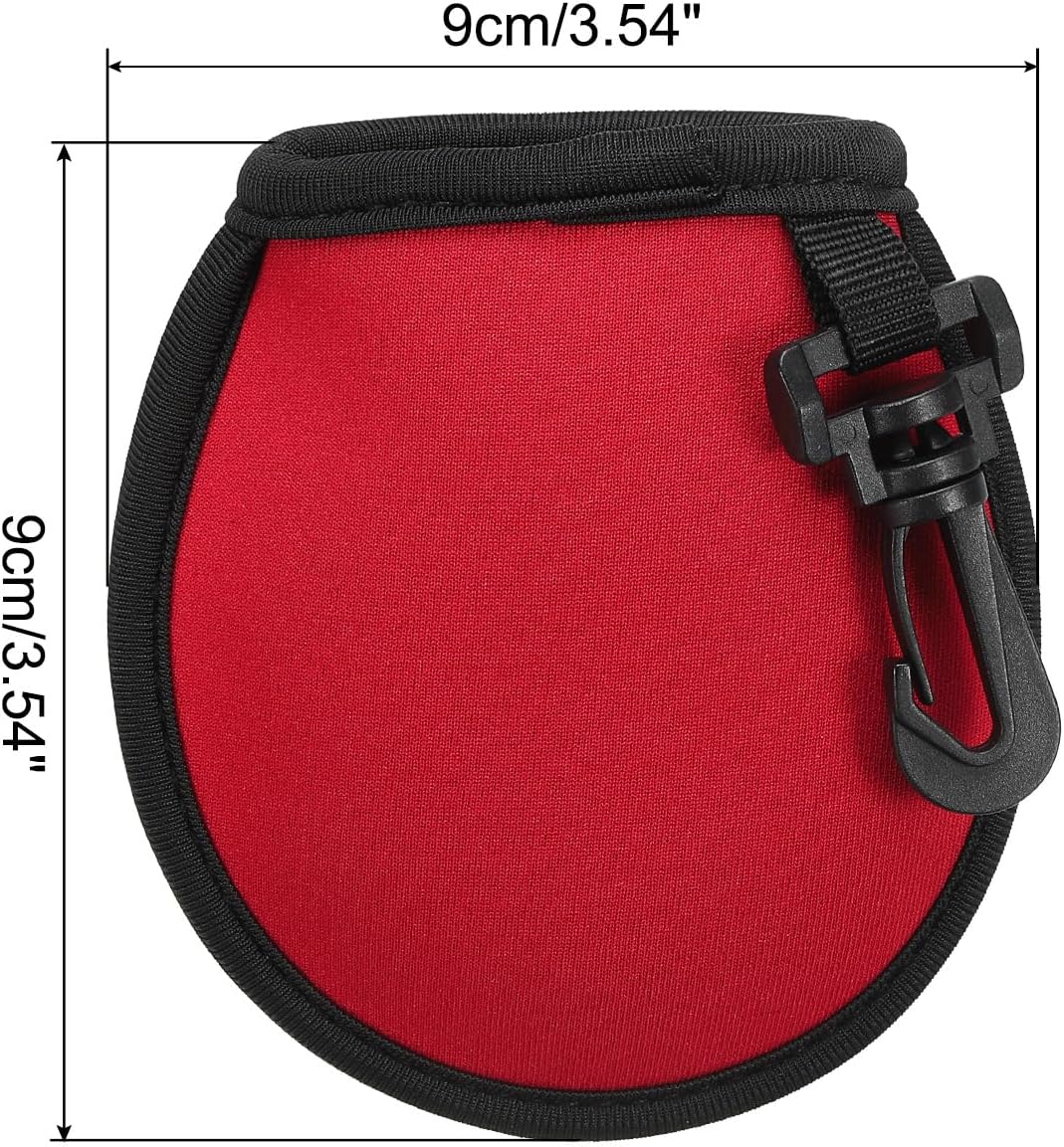 PATIKIL Golf Ball Washer Pouch, Portable Golf Balls Cleaner Pocket Bag with Hanging Clip for Women Golf Exercise