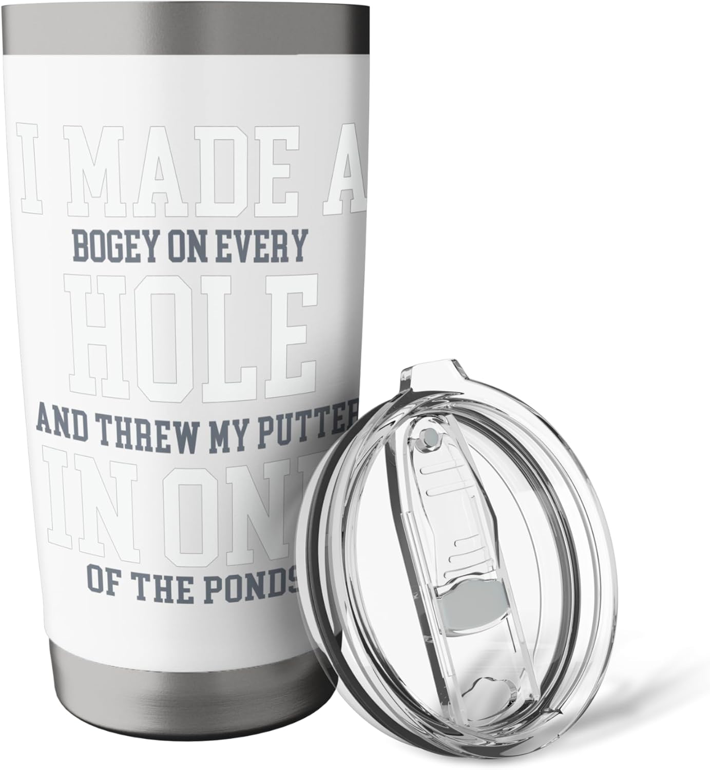 I Made A Hole In One Joke - Golfer Golf Lover Golfing Stainless Steel Insulated Tumbler