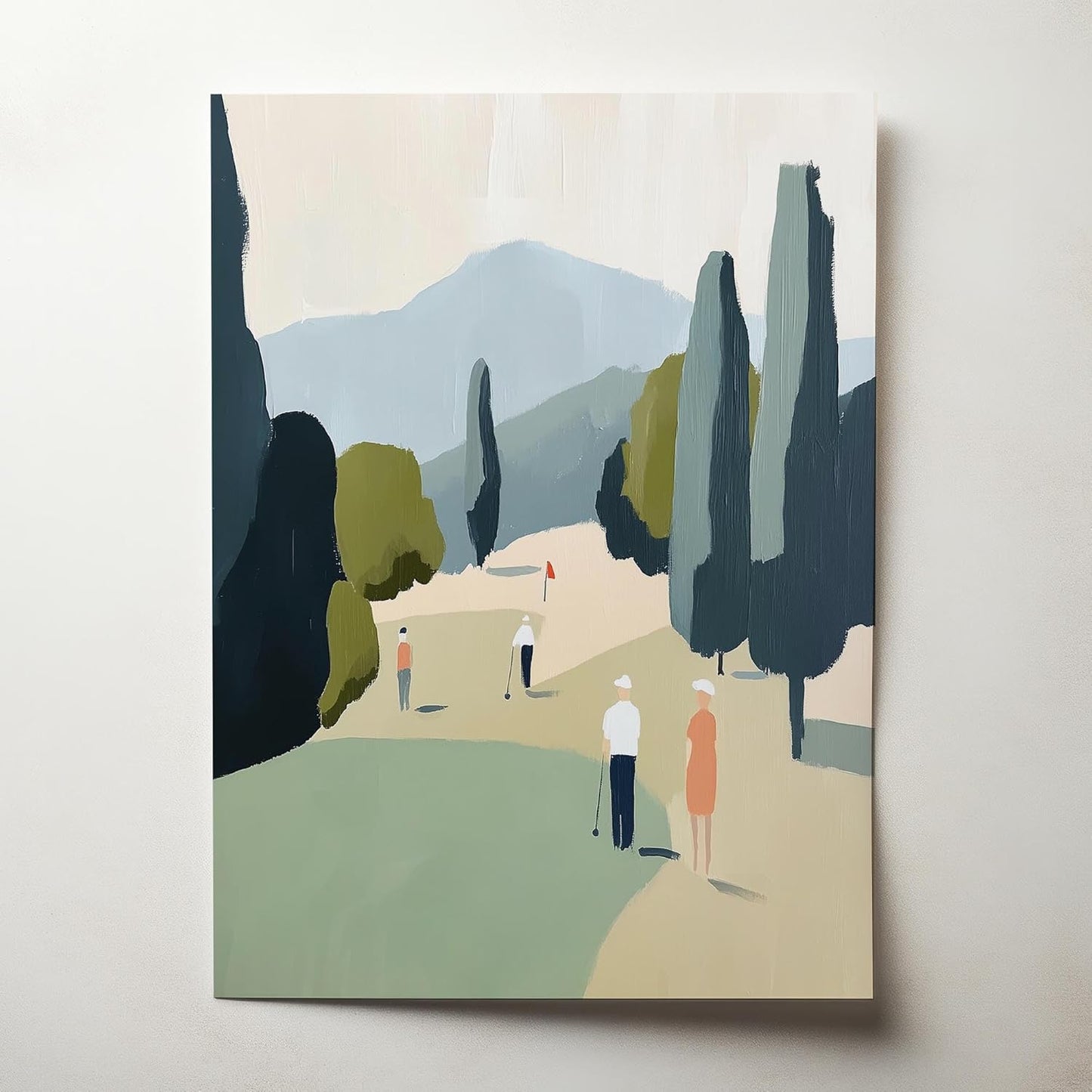 Golf Impressionist Art Print Posters - Premium Giclee Fine Art Prints - Sporty and Sophisticated Home Decor Posters, Golfer Art Prints for Home and Office Decor - Vintage Aesthetic, Ready to Frame