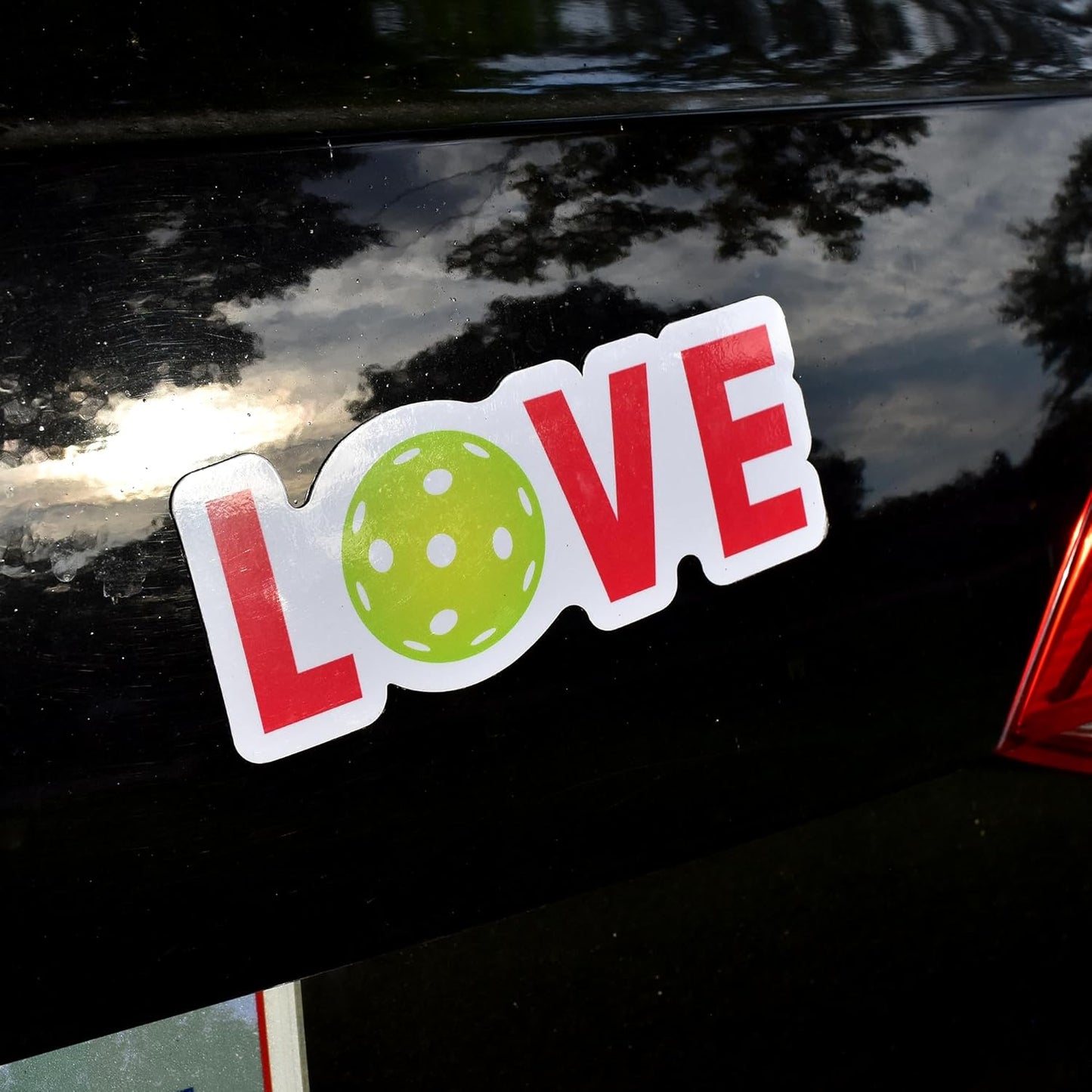 Tennis, Pickleball & Golf Decorative Magnets – Fun Sport-Themed Fridge Magnets, Locker Magnets, Car Magnets, Office Décor – Tennis Ball, Pickleball, Golf Ball & Heart Designs (Pickleball Love)