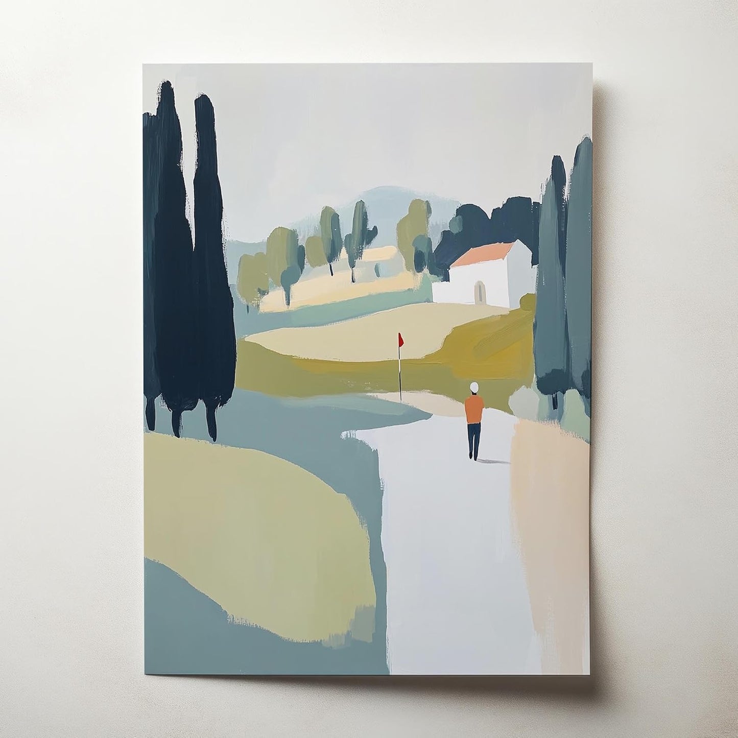 Golf Impressionist Art Print Posters - Premium Giclee Fine Art Prints - Sporty and Sophisticated Home Decor Posters, Golfer Art Prints for Home and Office Decor - Vintage Aesthetic, Ready to Frame