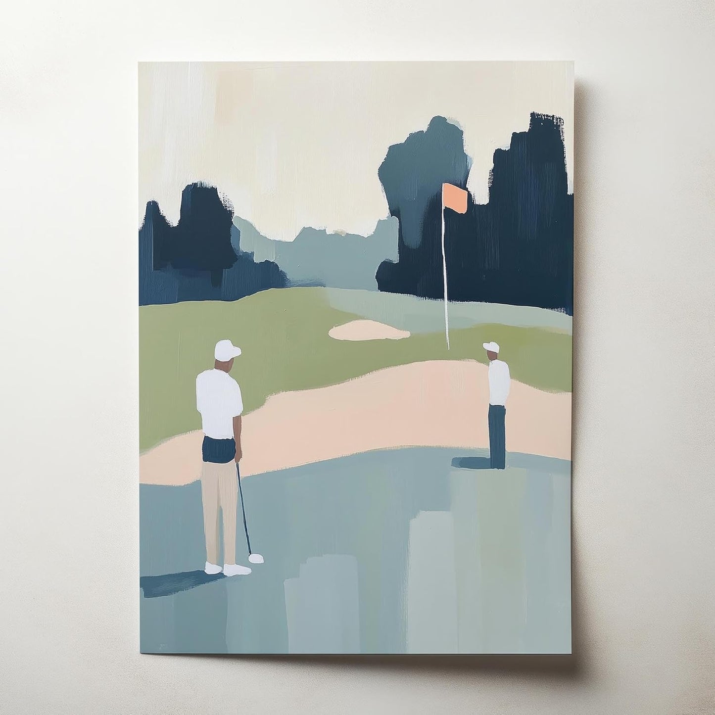 Golf Impressionist Art Print Posters - Premium Giclee Fine Art Prints - Sporty and Sophisticated Home Decor Posters, Golfer Art Prints for Home and Office Decor - Vintage Aesthetic, Ready to Frame