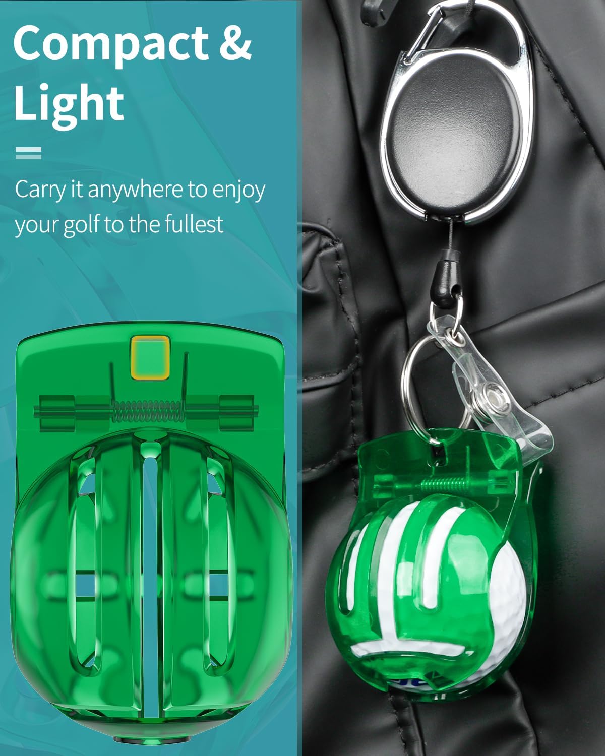 GreenHaven 2 PCS Golf Ball Liner Template Linear Alignment Kit for Putt Ball Marking Tools