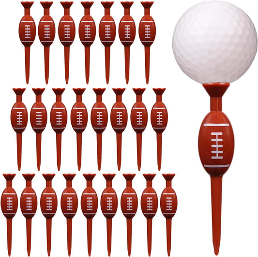 Plastic Golf Tees, Pack of 25, for Height Consistency, Excellent Durability and Stability Tees, Golf Gift for Men Women and Children, Golf Accessories