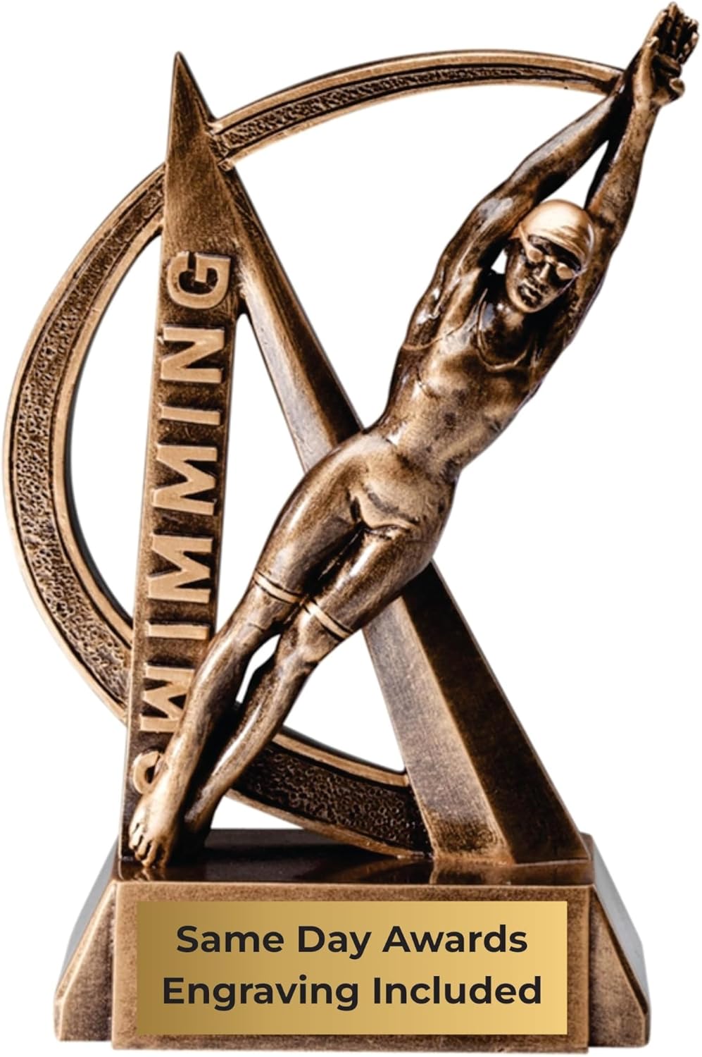 Sports Trophy – Ultra Action 6.5 Inch Engraved Resin Award – Personalized Recognition for Kids Youth Teams Schools Adult Leagues Coaches and Achievement Awards