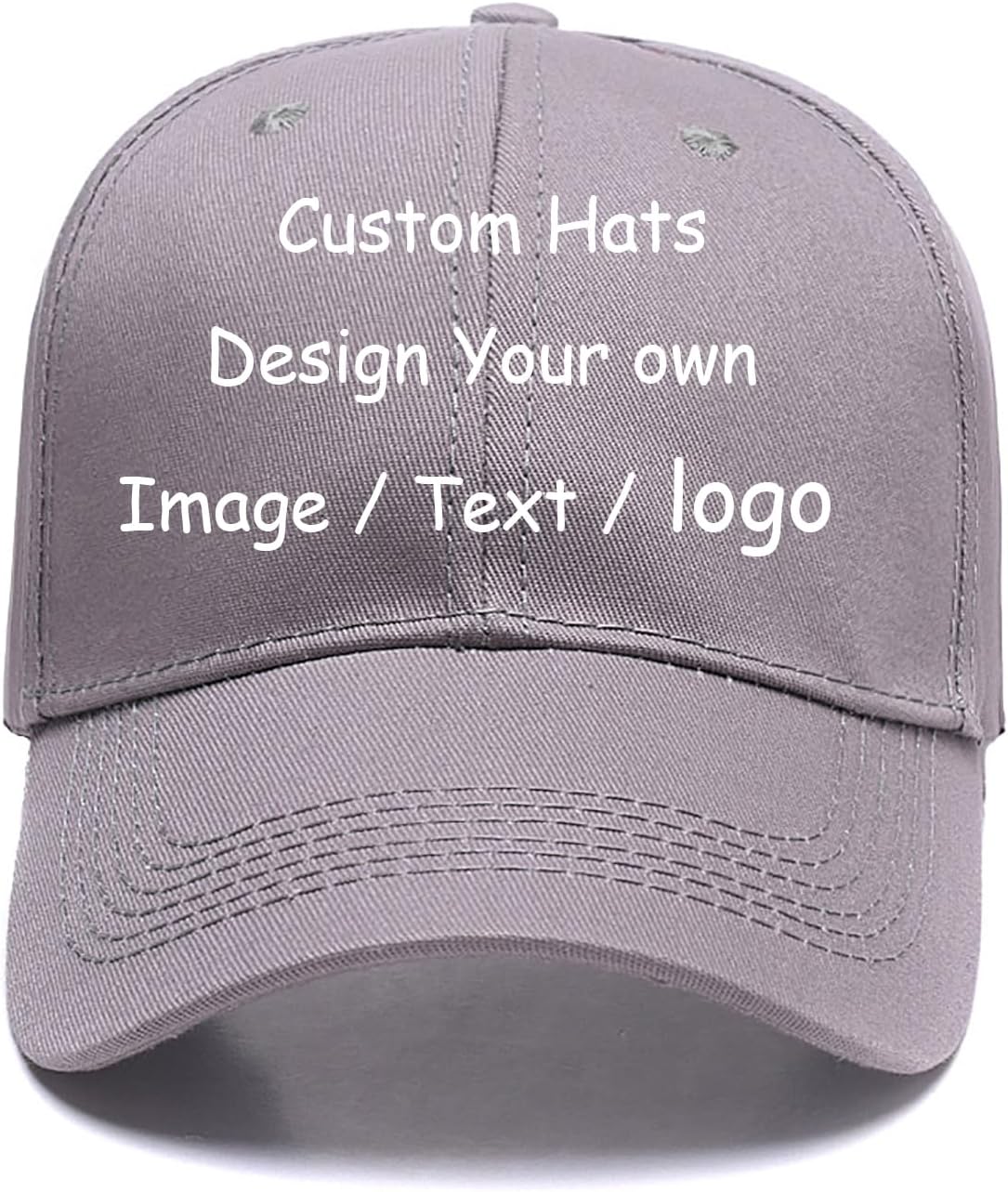 Custom Hats Design Your Own Logo Adjustable Baseball Caps for Running Workouts Personalized Dad Hats Fashion Sports Cap
