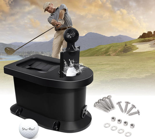 Golf Cart Ball Washer and Club Cleaner Kit for EZGO, Club Car, Yamaha, Advanced EV, Star EV, Universal & Detachable