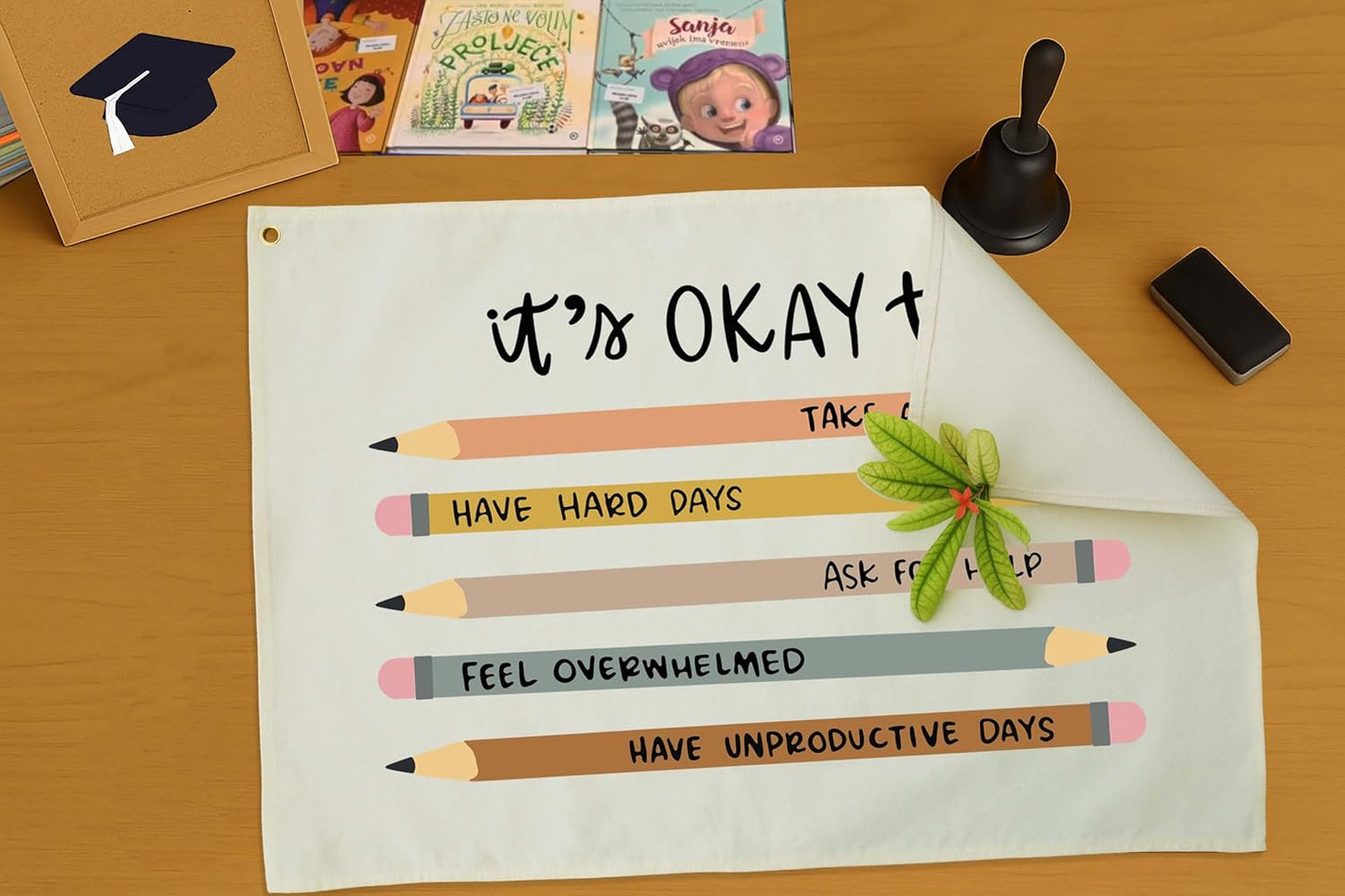 Classroom Wall Poster-Classroom Decor-Teacher Gift-Nursery Decoration-Hanging Rectangle Banner Flag Wall Decor-Positive Affirmation Growth Quote-It Is Okay to Take a Break-28.5"L×20"W