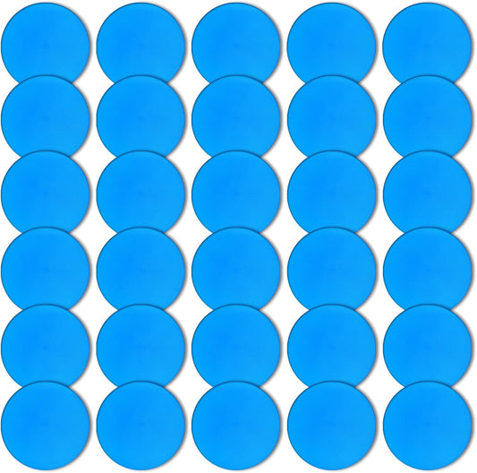 Poly Spot Markers 9 inch Non-Slip Rubber Agility Markers Flat Field Cones Floor Dots for Football, Soccer, Basketball Training Markers, School Activities, Exercise Drills, Social Distancing