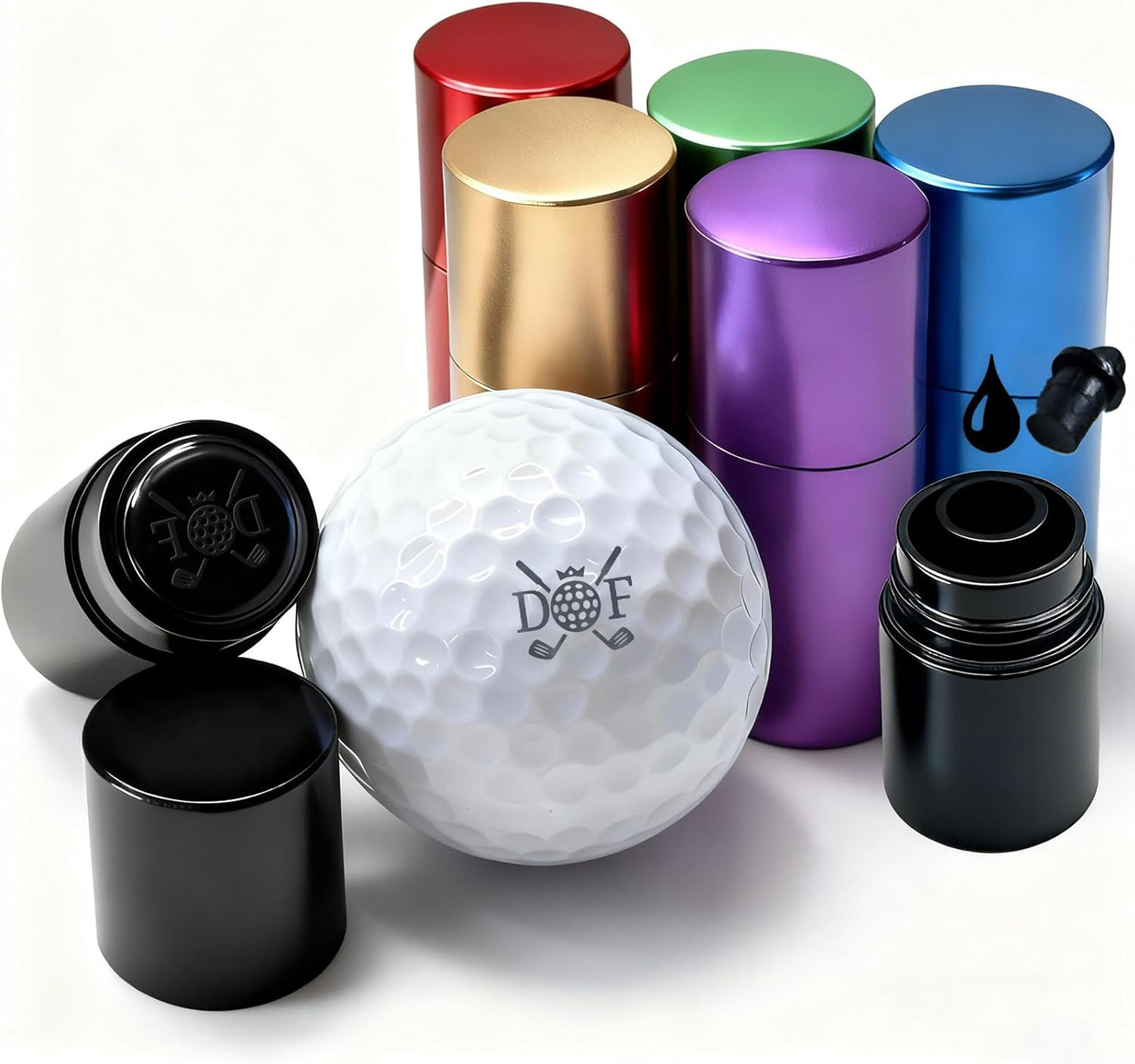 xrlsg Golf Ball Stamp Personalized Golf Ball Marker Custom Monogram Ball Stamper Golf Accessories Gifts for Men Dad Golfers