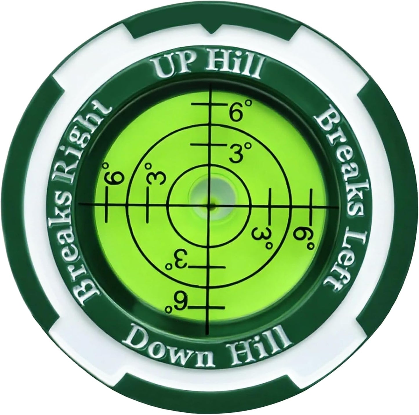 GreenNav Pro-High Precision Golf Green Reader & Golf Ball Marker with Horizontal Bubble Level, Essential Slope & Putt Line Reading Aid, Golf Accessories for Men Women