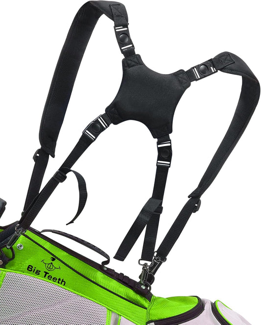 Golf Bag Strap Replacement Comfort Double Shoulder Adjustable Strap Padded Golf Carrying Bag Strap