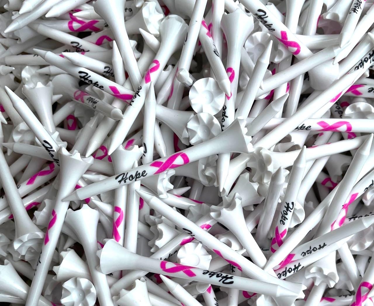 TRUESTRIKE Premium USA Golf Tees – 3¼" or 2¾" Durable Plastic Performance Tees (100 Pack) – Made in USA – Bulk Value Pack