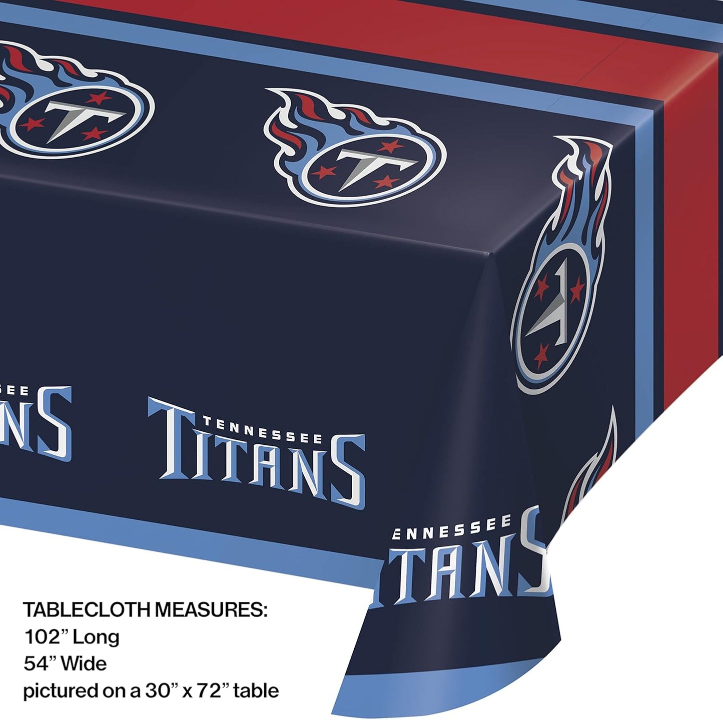 Tennessee Titans Plastic Tablecloths, 3 ct