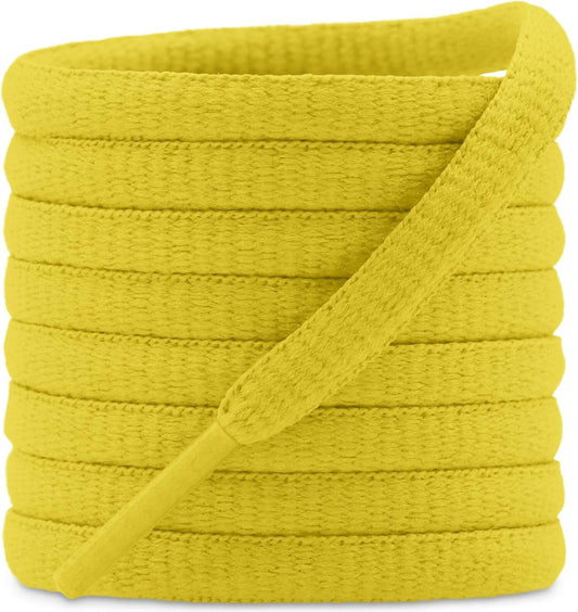 DELELE 2Pair Oval Shoes laces 42 Colors Half Round 1/4" Athletic ShoeLaces for Sport/Running Shoes Shoe Strings