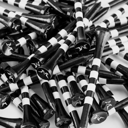 MAZEL Natural Wood/Bamboo Golf Tees 2 3/4 Inch & 3 1/4 Inch,Pack 50 or 120,Reduce Friction & Side Spin,More Stable Golf Tees