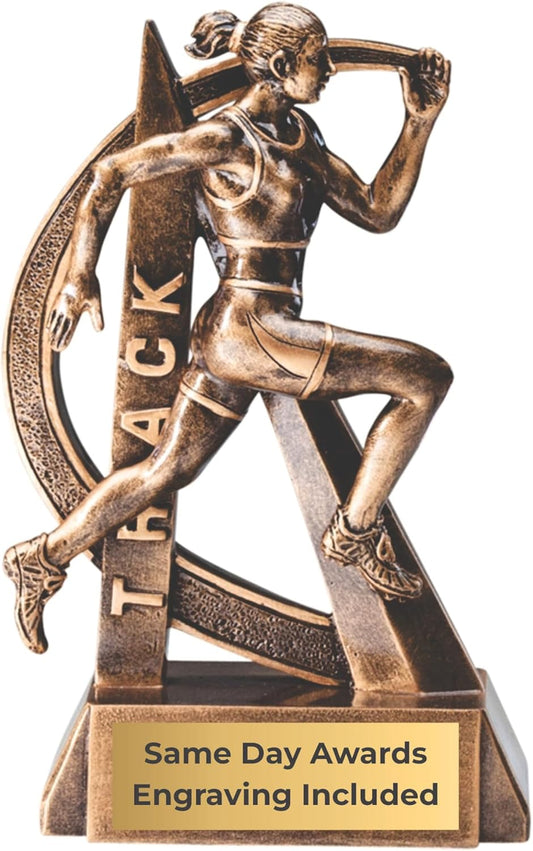 Sports Trophy – Ultra Action 6.5 Inch Engraved Resin Award – Personalized Recognition for Kids Youth Teams Schools Adult Leagues Coaches and Achievement Awards