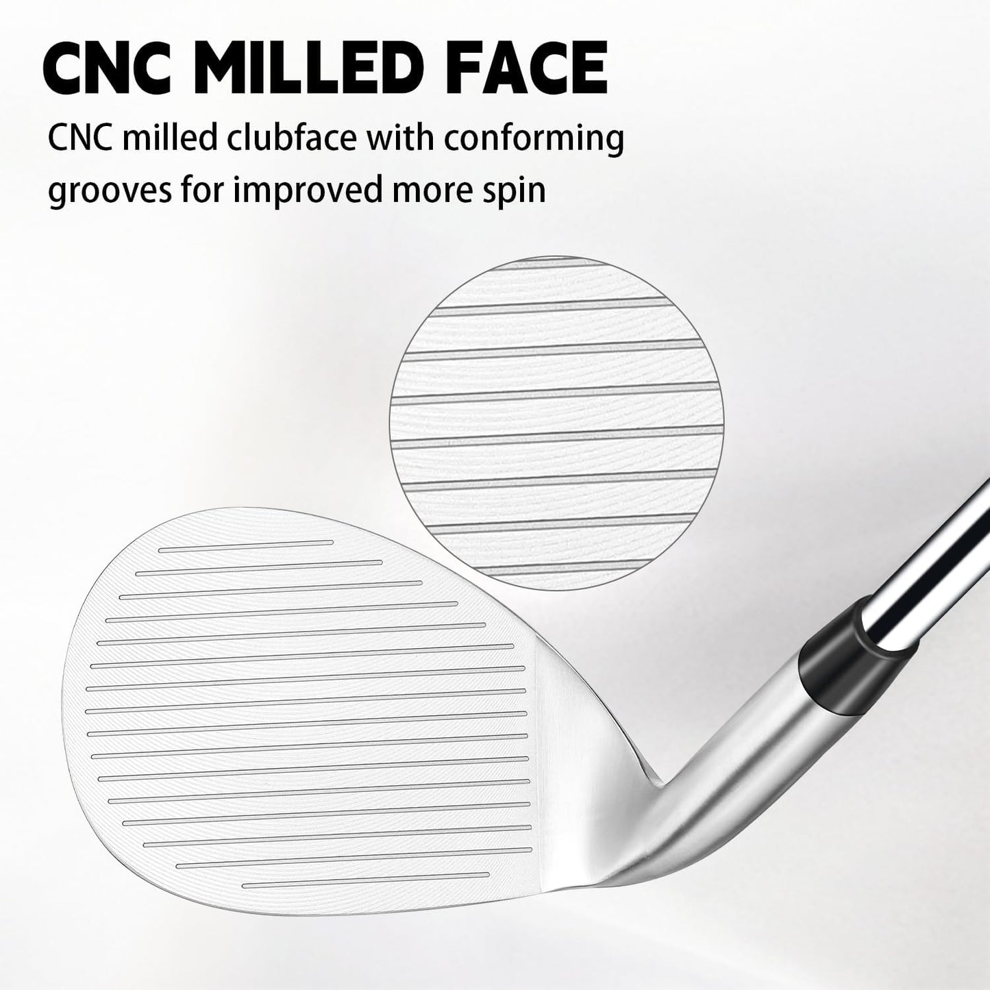 Forged Golf Wedge Set for Men or Individual 48/50/52/54/56/58/60/68/70/72 Degree RH Gap Wedge Sand Wedge Easily Escape from Bunker,Milled Face for More Spin