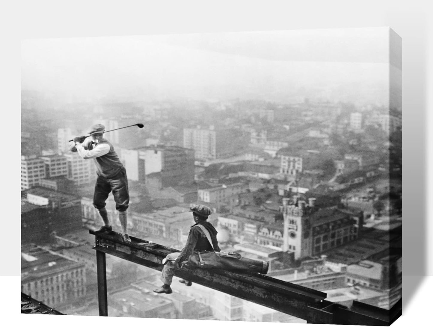 GUTTATY Golf Wall Art, Vintage Golf Pictures Posters Canvas Print Wall Decor for Golfer's Man Cave Home Ofice Ready to Hang (28x40 Inches)