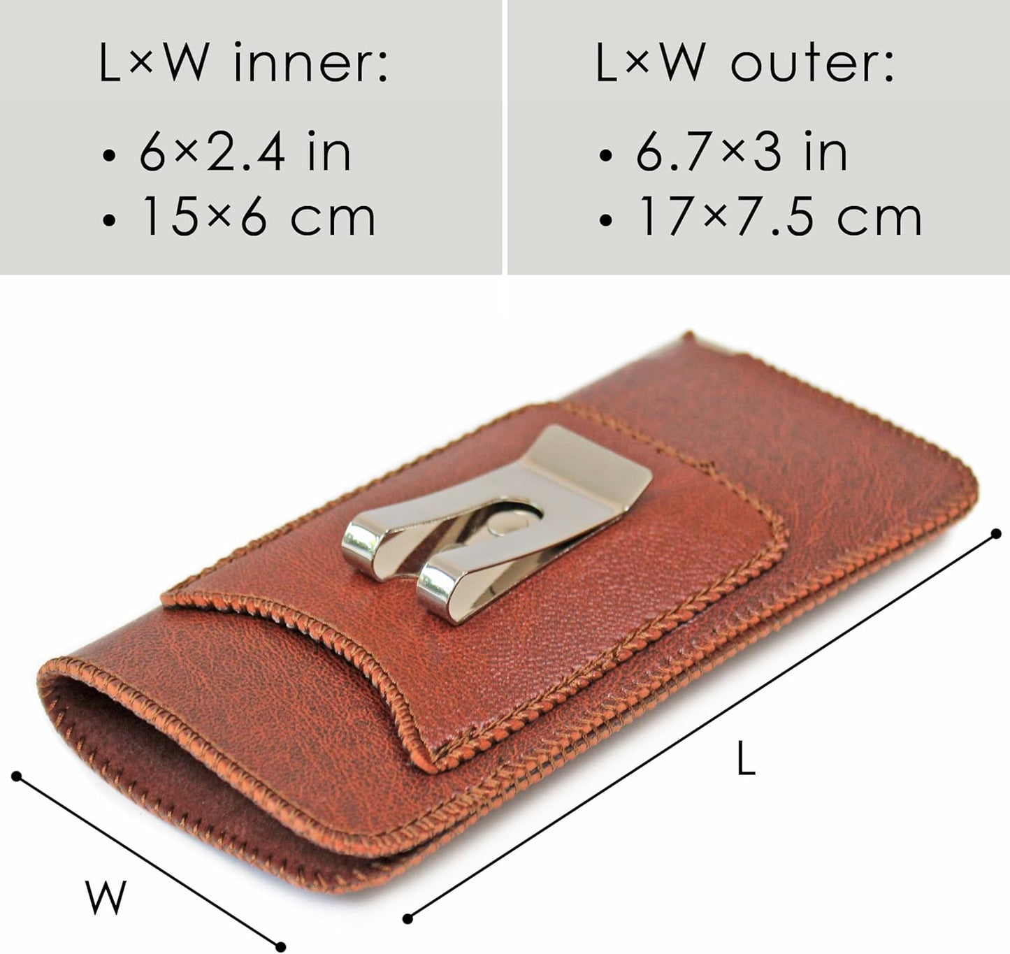Orsus Soft Glasses Case with Belt Clip & Card Pocket, PU Leather Eyeglass Sunglasses Case Pouch Felt Lining