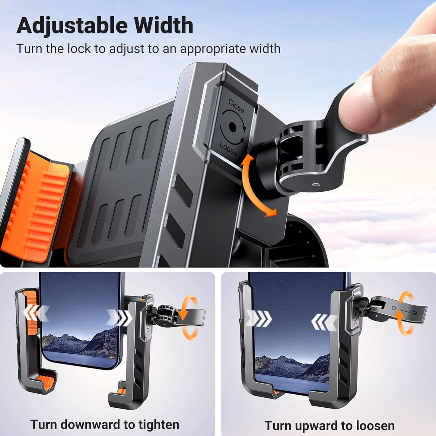 Magnetic Golf Cart Phone Holder, Golf Cart Phone Mount with N52 Magnets Compatible with EZGO, Club Car, Yamaha, Golf Cart Accessories for iPhone, Samsung, Google Pixel & More