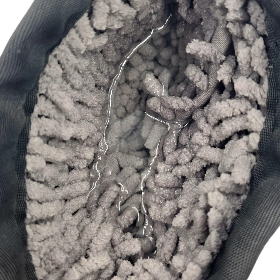 FAR&STRAIGHT Golf Club & Ball Cleaning Pouch – Soft Microfiber Interior for Gentle Cleaning – Clip-On, Washable Bag