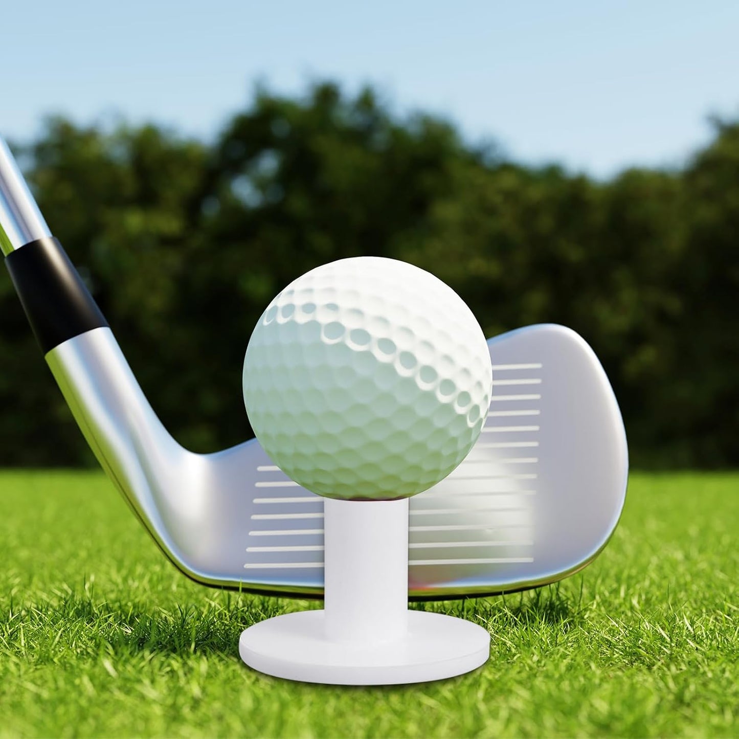 PATIKIL Rubber Golf Tees, Tall Practice Training Driving Range Tee Stable Ball Holder