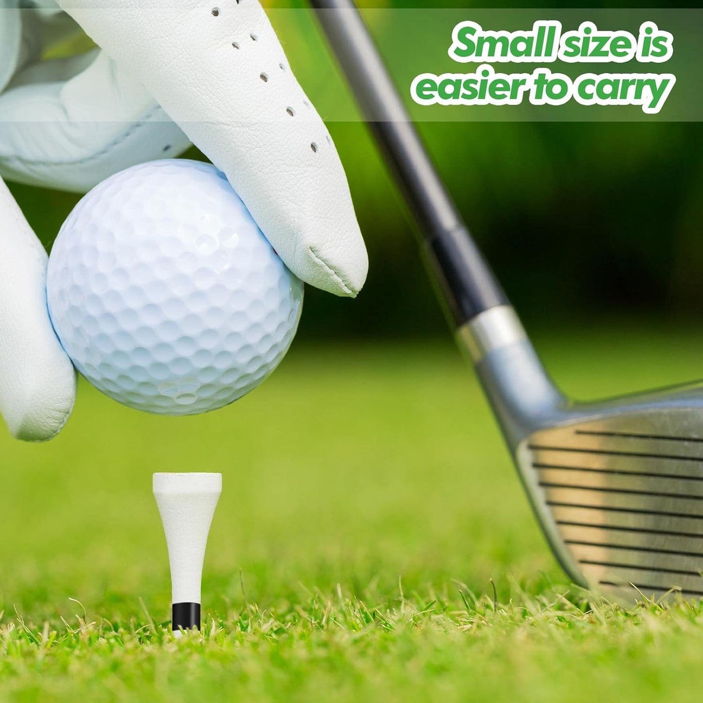 Mudder 600 Pack Golf Tees Bulk Wooden Golf Tees Wood for Men Balls Accessories