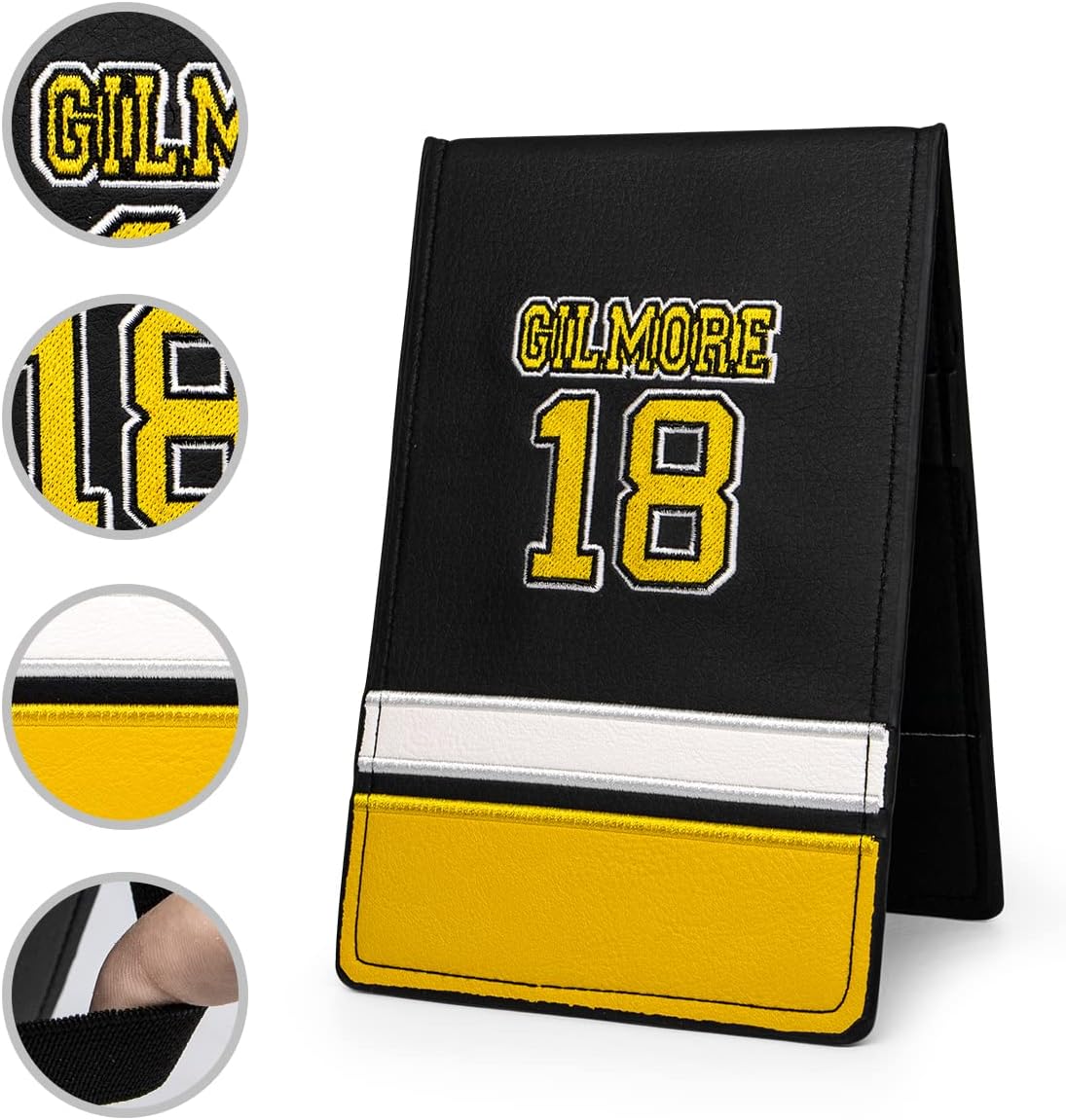 Golf Scorecard & Yardage Book Holder Cover Quality Leather Golf Scorecard Holder 4.5 × 7 inches Golf Accessories