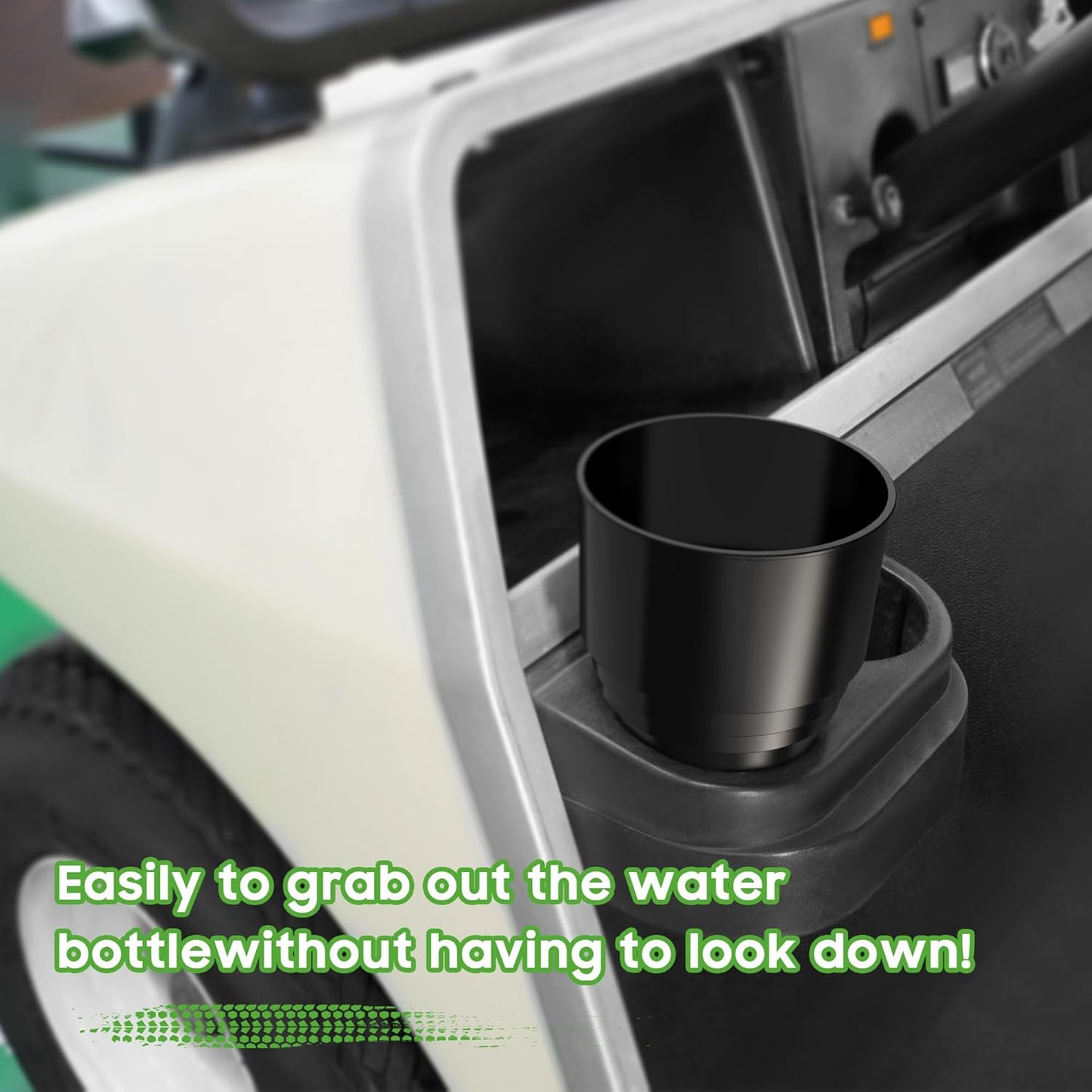 10L0L Golf Cart Heater Propane Cup Holder (NOT Heater Included) for EZGO for Club Car for Yamaha, Replacement Drink Holder Loading for 16.4 oz Portable Propane Heater Camping Gas Cylinder