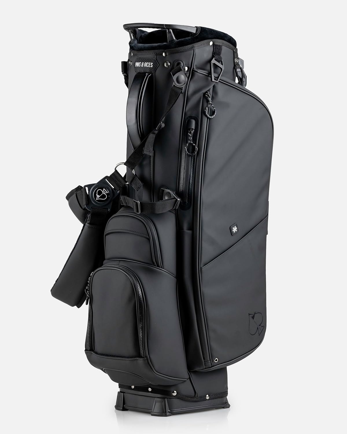 Pins & Aces Player Preferred Golf Bag - Premium Design, Lightweight Golf Bag with Stand - Velvet-Lined 5-Way Club Divider System