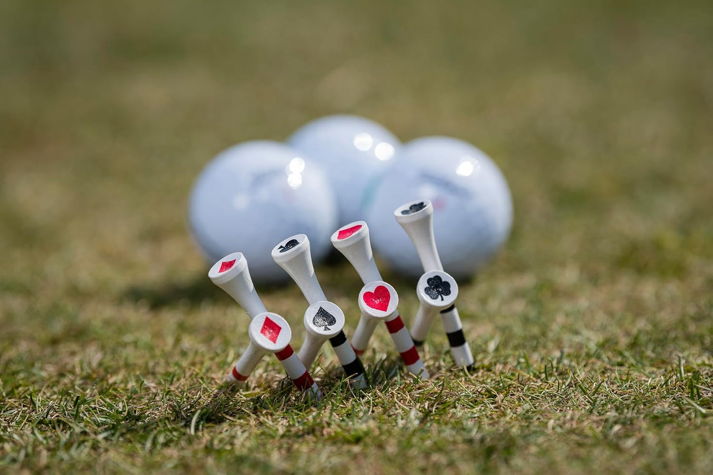 PrideSports 2-3/4" Playing Card Tees, White (PS23445C)