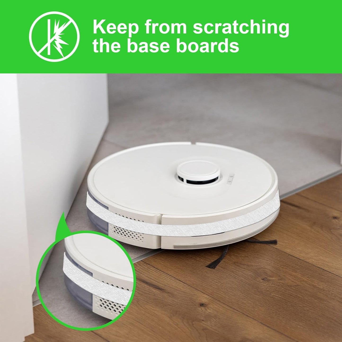 Felt Strips with Adhesive Backing, Adhesive Felt Strips, 2 Felt Rolls 1"x 60" White, Felt Tape with Adhesive Backing