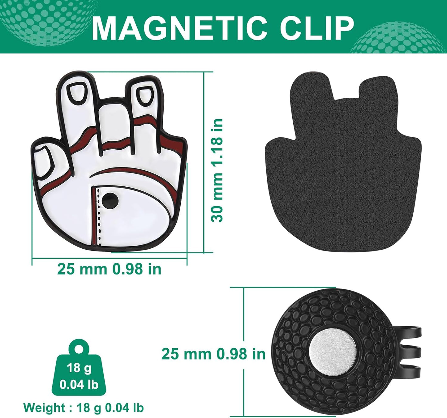 Golf Ball Marker Hat Clip, Golf Accessories for Men, Golf Ball Stamp, Funny Golf Gifts, Golf Gadgets