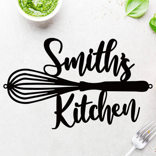 Custom Metal Sign for Kitchen, Mom's Kitchen, Kitchen Wall Decor, Nana's Kitchen Sign, Personalized Kitchen Gifts, Nana Mothers Day Gift, Metal Wall Art