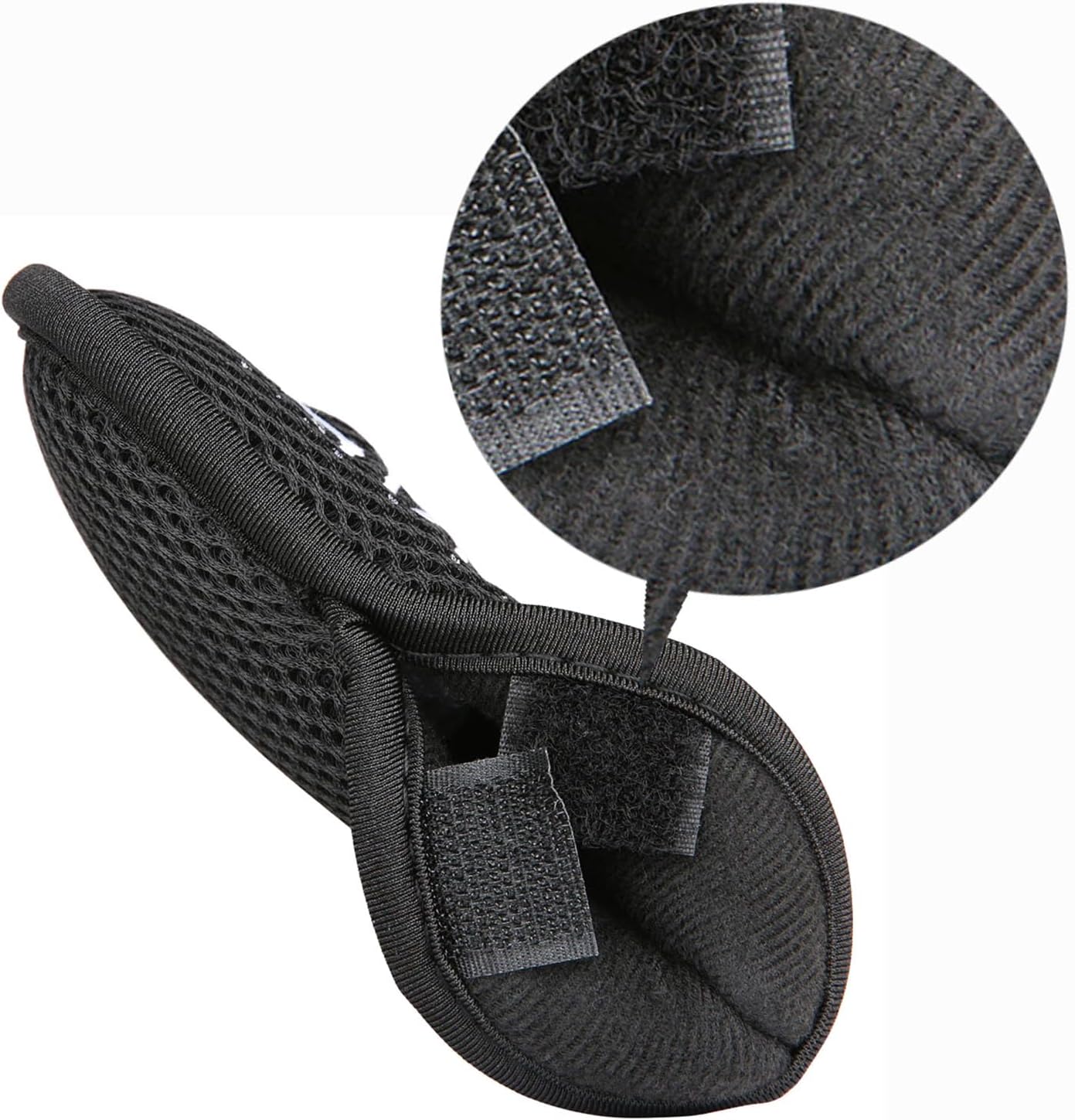 OGECLF Black Thick Mesh Golf Iron Head Covers 3,4,5,6,7,8,9,P,S,A,Lw,Lw fit Right Hand Irons