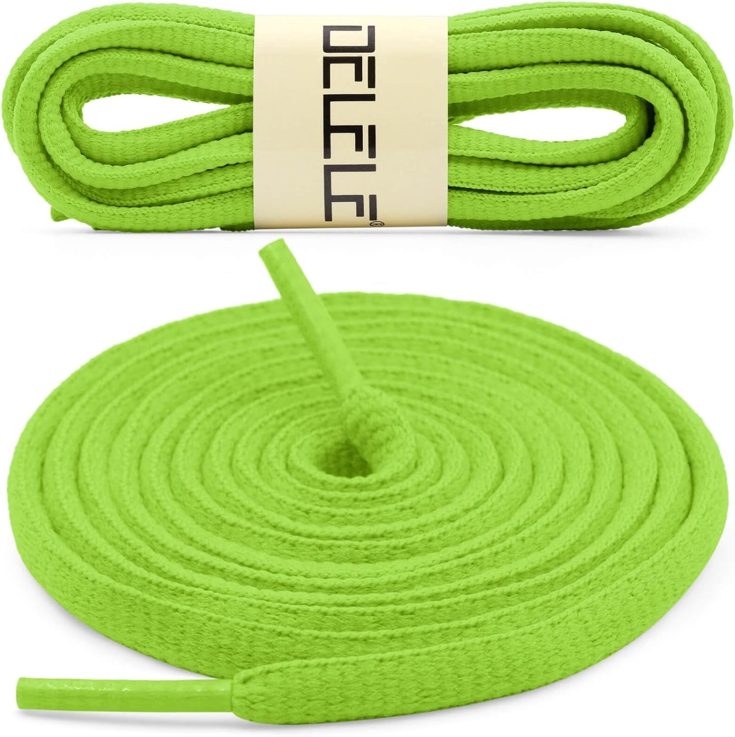 DELELE 2Pair Oval Shoes laces 42 Colors Half Round 1/4" Athletic ShoeLaces for Sport/Running Shoes Shoe Strings