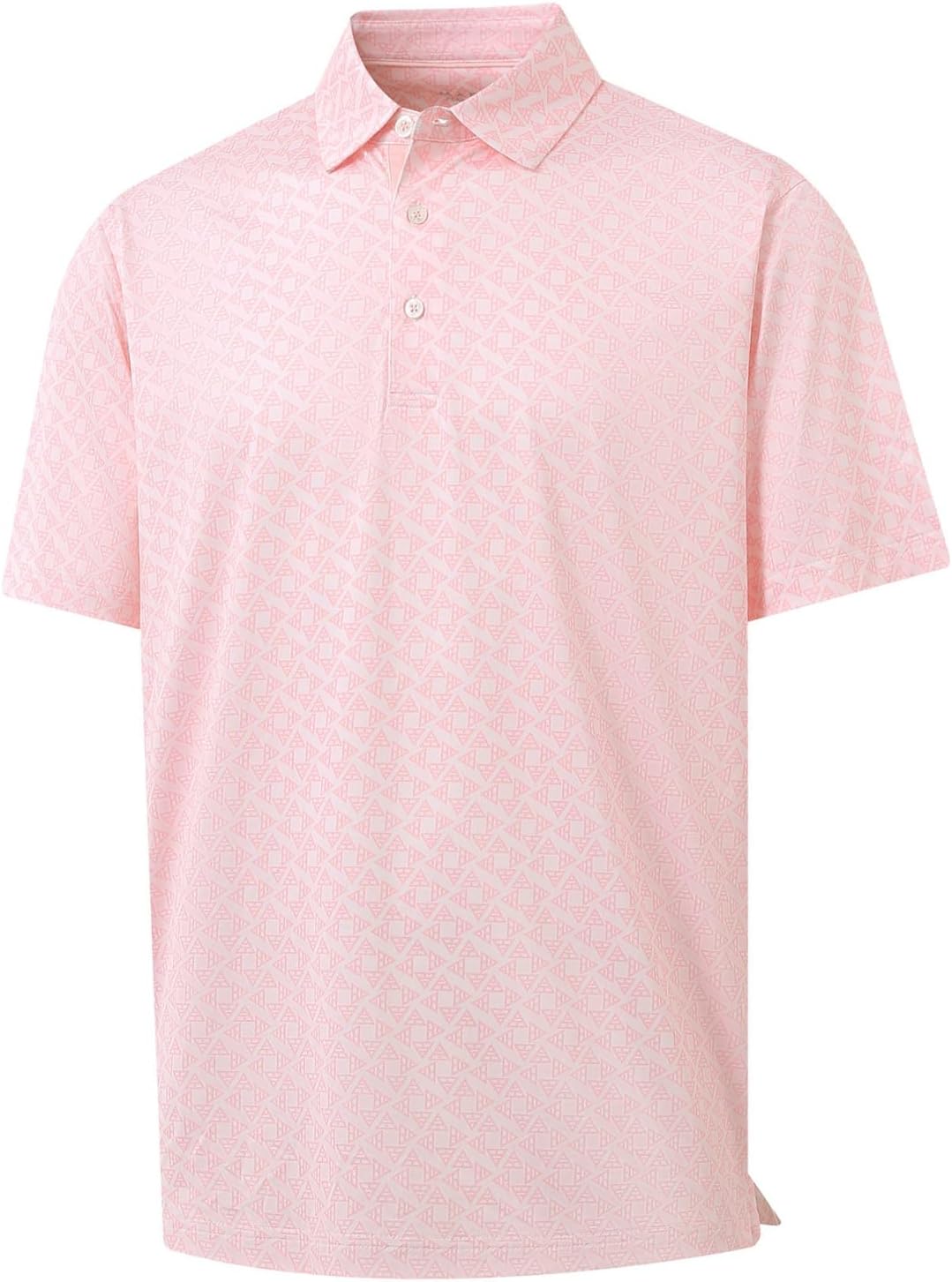 Golf Shirts for Men Dry Fit Short Sleeve Print Performance Moisture Wicking Polo Shirt