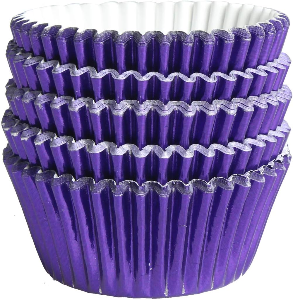 home party Foil Baking Cups Cupcake Liners,Gold Foil Cupcake Liners, Pack of 100 …