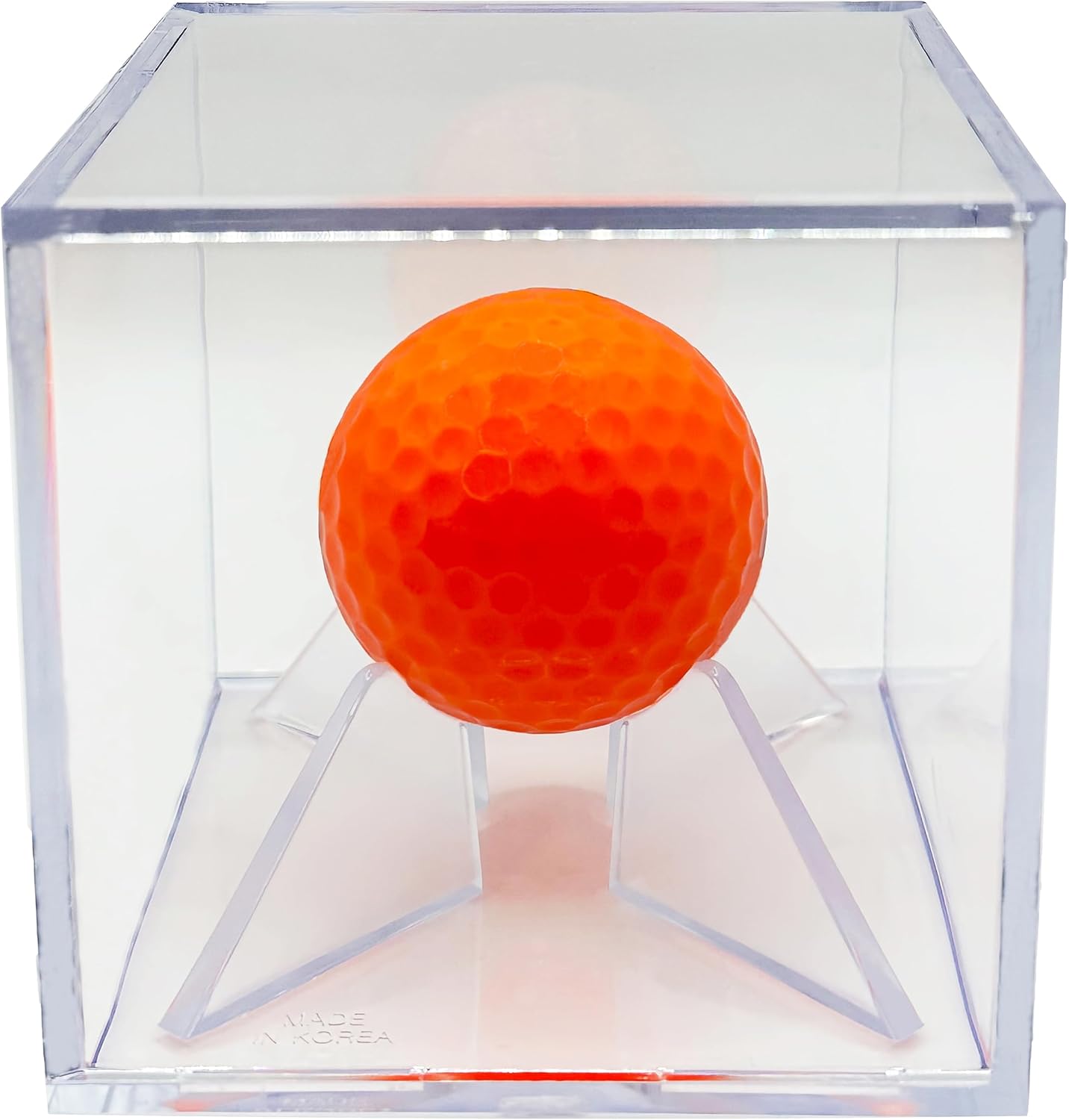 Baseball & Golf Ball Display Case Acrylic Cube Square Clear Memorabilia Display & Storage Sports Official Baseball Accessories (Golf Ball Case, Standard)