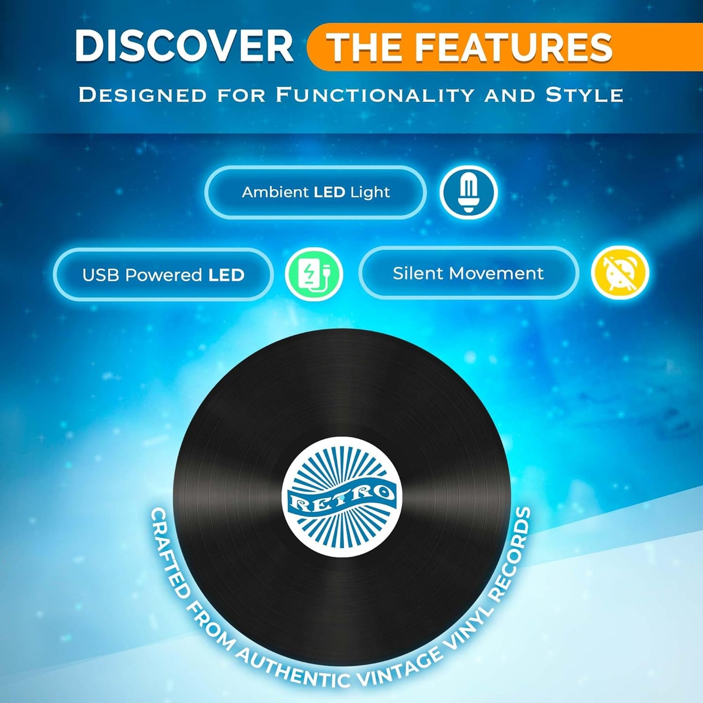 Golf LED Wall Clock – Unique Golf Swing Design, for Golf Enthusiasts, Stylish Golf Course Decor, Black