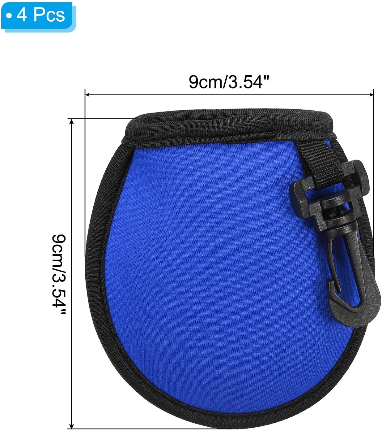 PATIKIL Golf Ball Washer Pouch, Portable Golf Balls Cleaner Pocket Bag with Hanging Clip for Men Golf