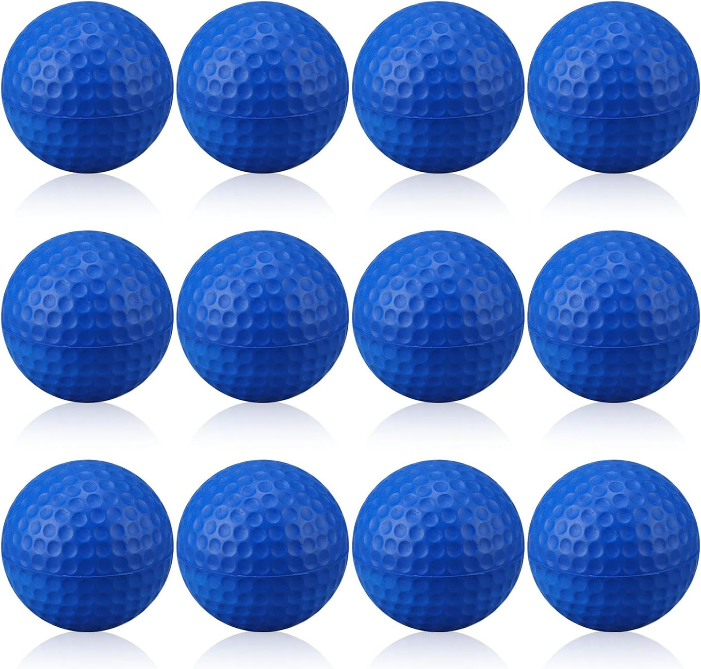 12 Pcs Foam Golf Practice Balls Soft Foam Balls for Golf Practice Realistic Feel and Flight Sport Training