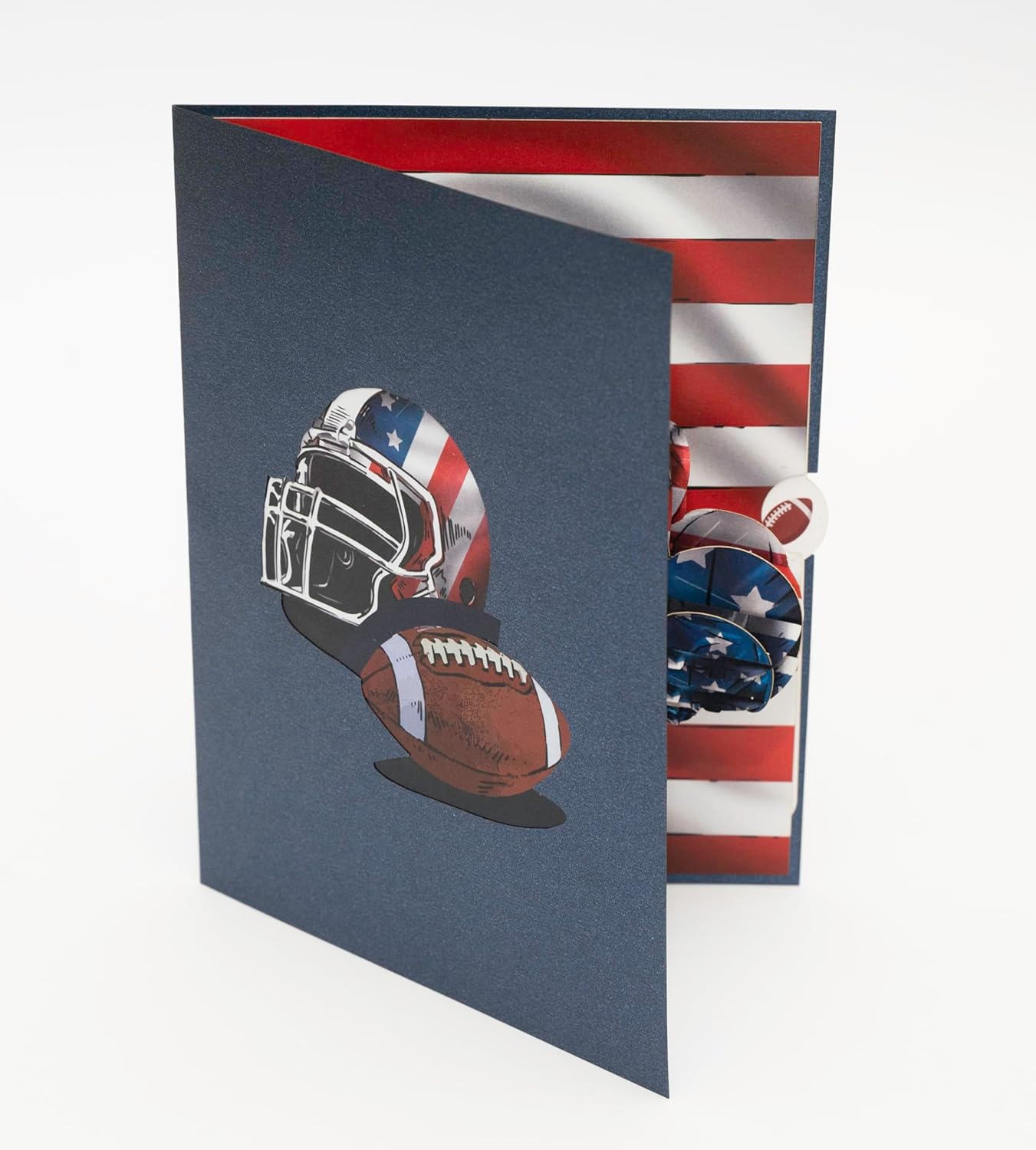 3D Popup Card of American Football Player, Paper Art & Handicraft, Greeting Card, Birthday, Anniversary, Christmas, Fathers Day Card, Handmade Gift For Him, Men, Dad, Son, Boyfriend, Husband