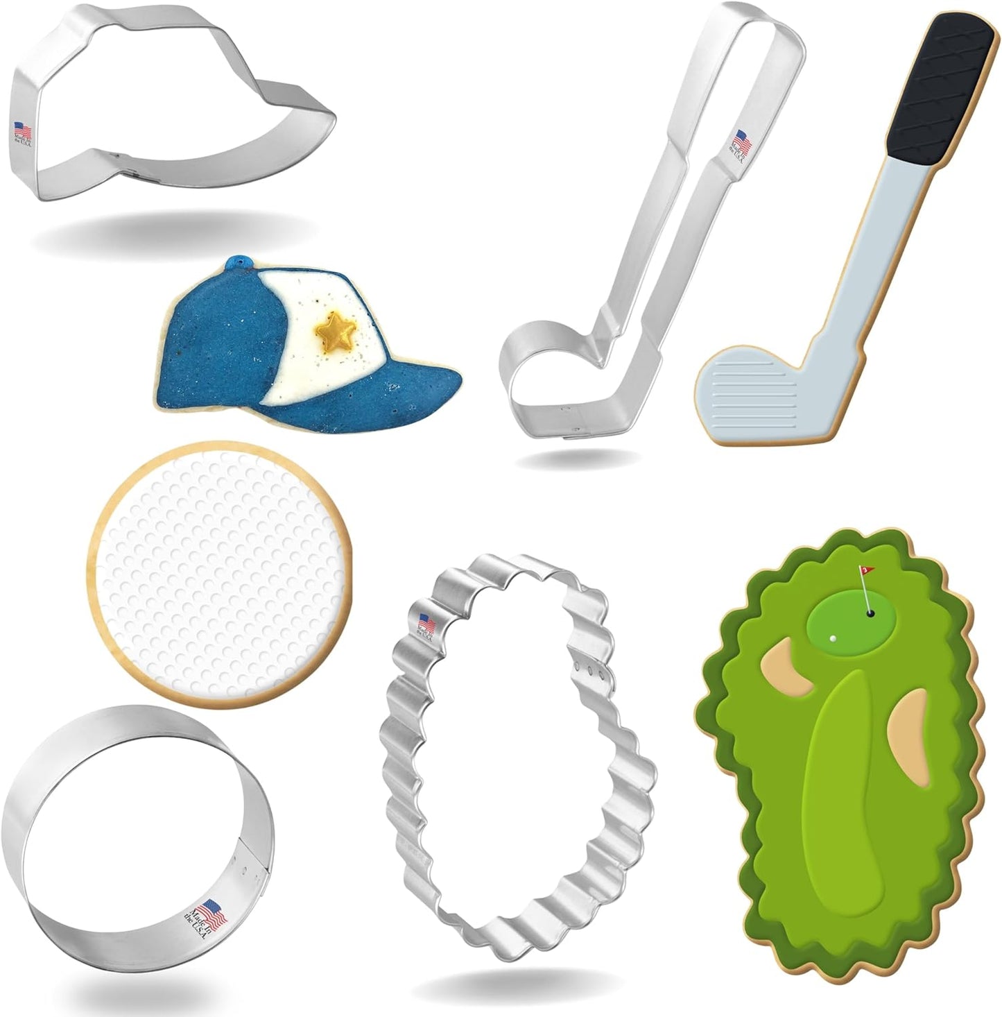 Foose Cookie Cutters Golf 4 Pc Set, Made in USA