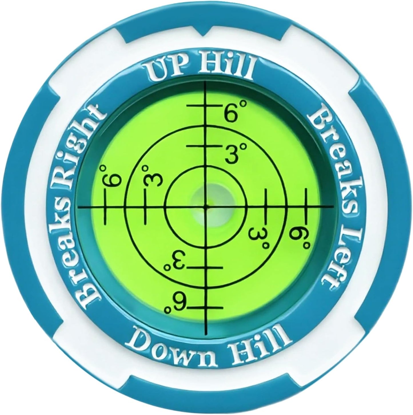 GreenNav Pro-High Precision Golf Green Reader & Golf Ball Marker with Horizontal Bubble Level, Essential Slope & Putt Line Reading Aid, Golf Accessories for Men Women