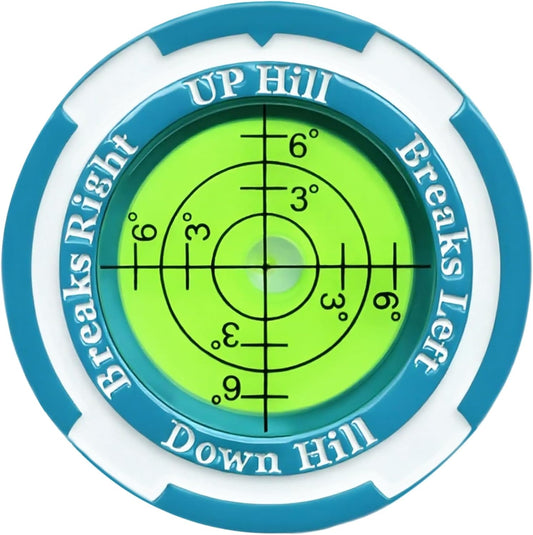 GreenNav Pro-High Precision Golf Green Reader & Golf Ball Marker with Horizontal Bubble Level, Essential Slope & Putt Line Reading Aid, Golf Accessories for Men Women